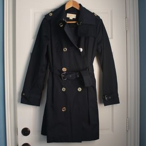 Michael Kors Navy Blue Trench